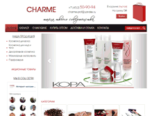 Tablet Screenshot of charme-prof.com